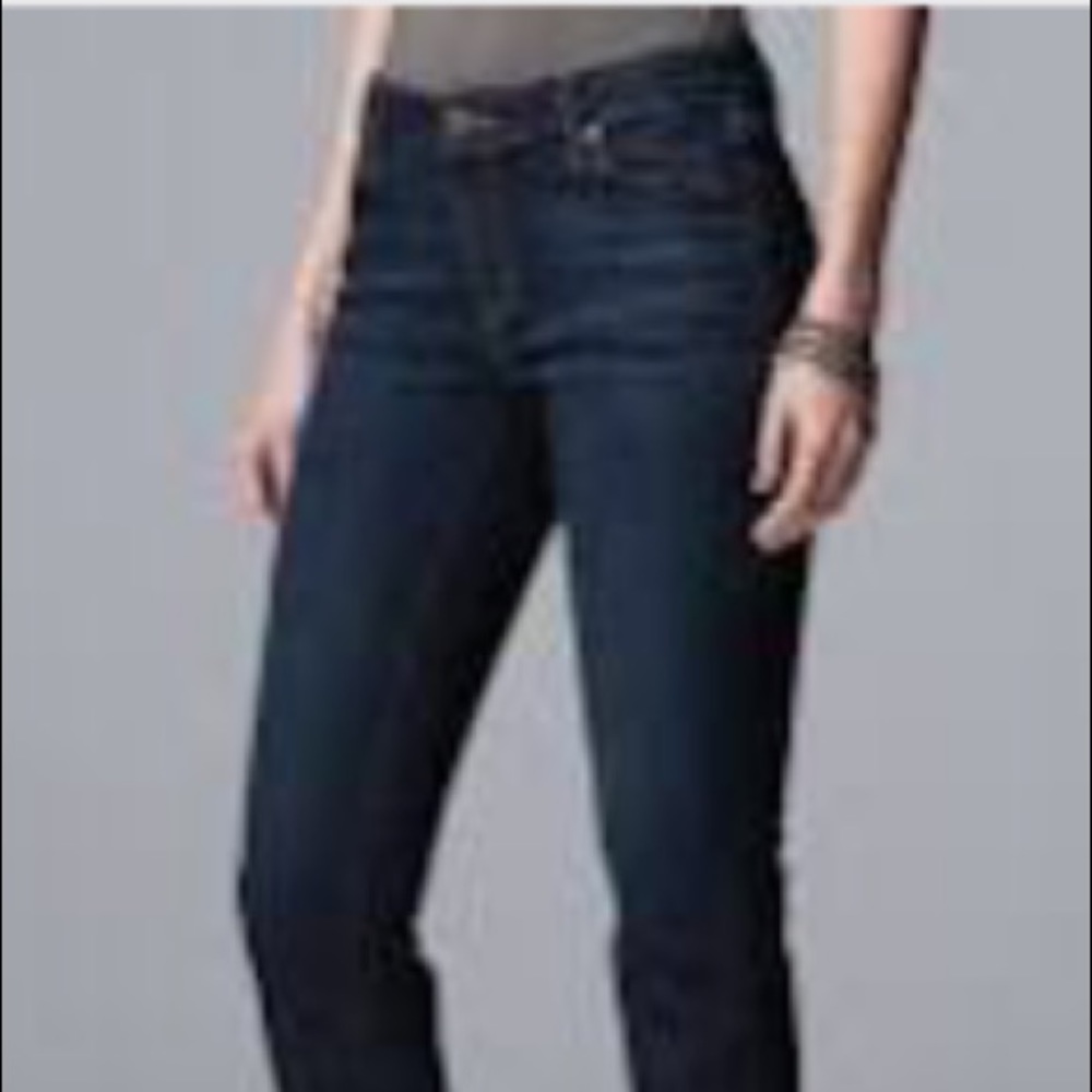 Banana Republic  Dark wash Capris